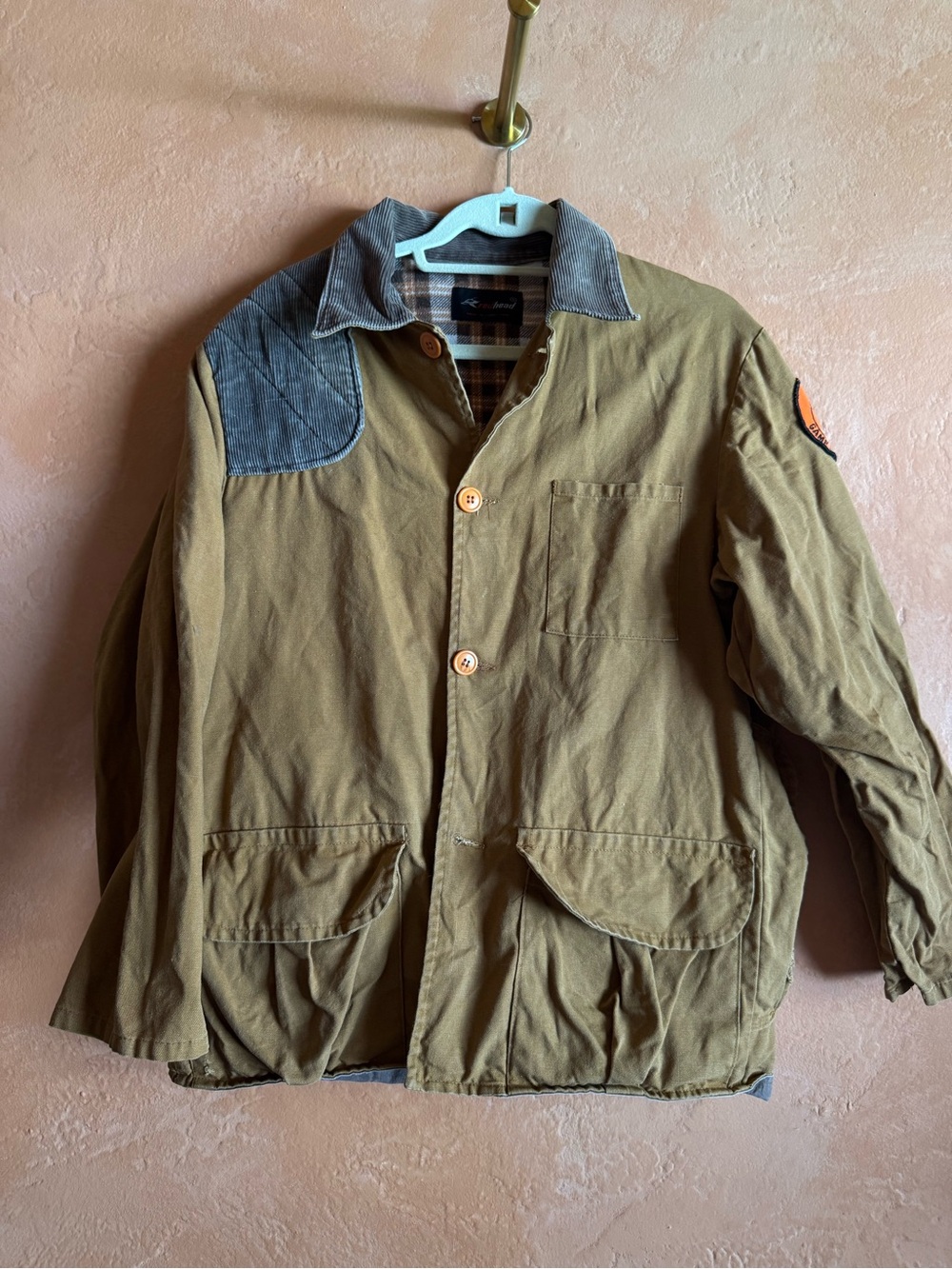 Red Head Brown Tan Chore Coat Hunting Jacket Gorpcore Men’s Small
